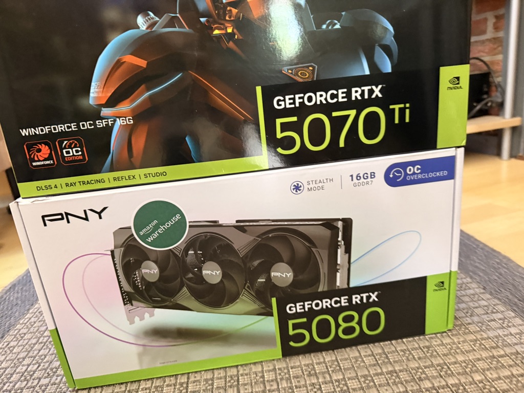 NVIDIA GeForce RTX 5070 Ti und RTX 5080 aus der Wolfs Computer Werkstatt