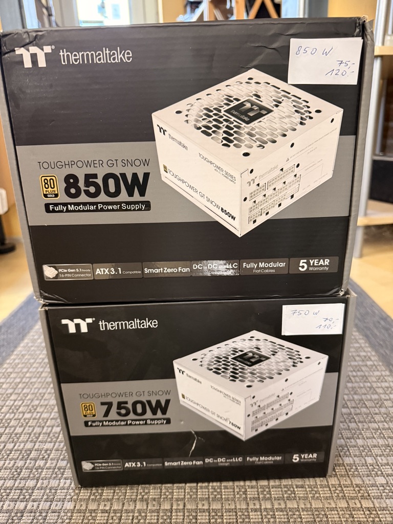 Thermaltake Netzteile aus der Wolfs Computer Werkstatt
